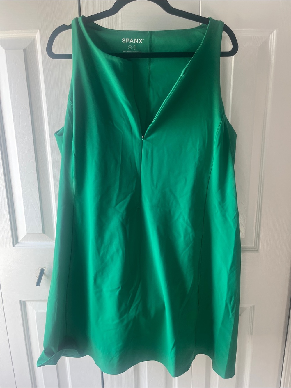 SPANX Emerald Green Sleeveless Athletic Dress 2X